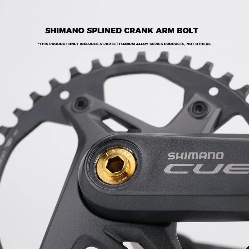 S-PARTS Parafusos de Catraca Estriados de Titânio para Série SHIMANO