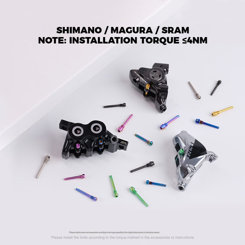 Retentor de Pino de Pastilha de Freio S-PARTS em Titânio para Shimano Sram Magura HOPE - Freio a Disco