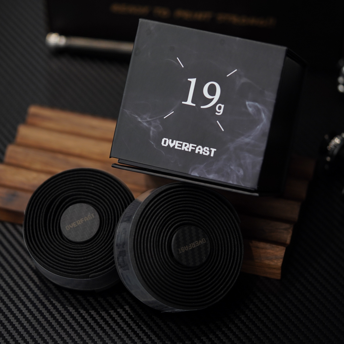 OVERFAST 19g Ultra-Light Bar Tape | Shock-Absorbing Anti-Slip Road Bike Grip Tape