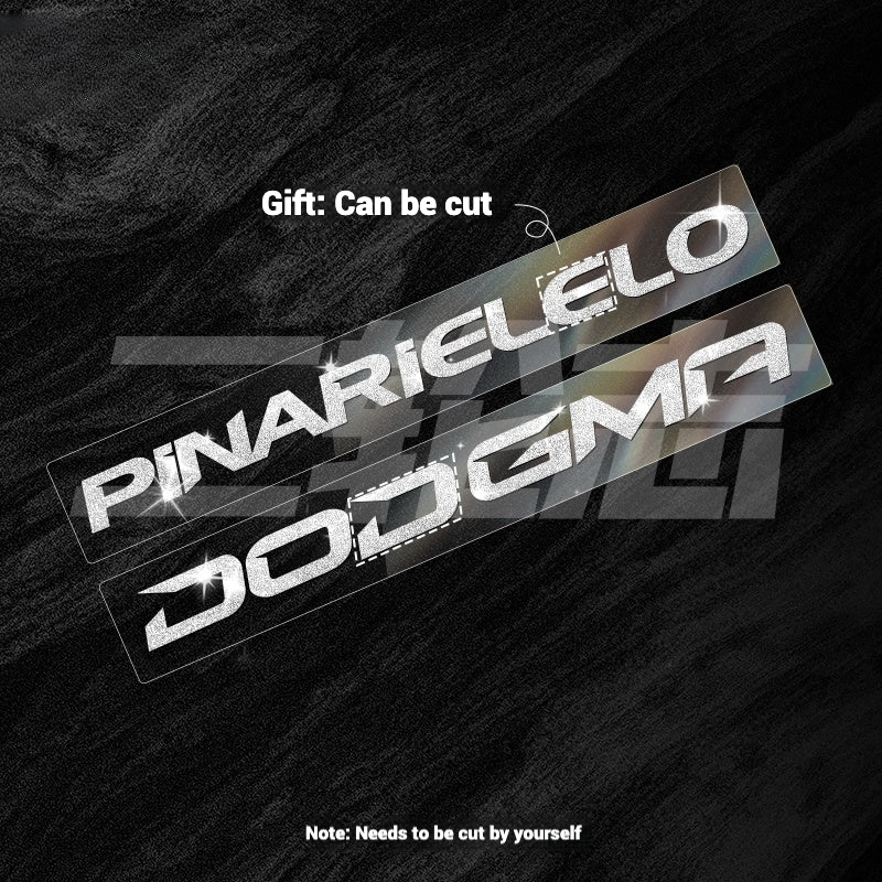 2025 Pinarello DOGMA F Factory Logo Color Change Decal Set|Downtube + Chainstay Stickers (Multiple Colors)