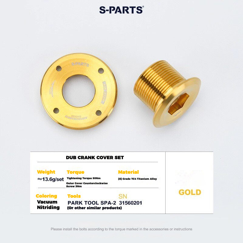 S-PARTS Titanium Drivetrain Hardware – SRAM RED AXS E1 Compatible Upgrade Kit