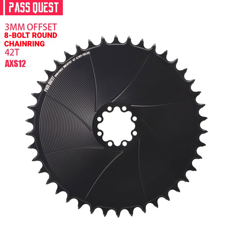 PASS QUEST SRAM AXS 8-Bolt Direct Mount Narrow-Wide Chainring | 3mm Offset 40T–54T
