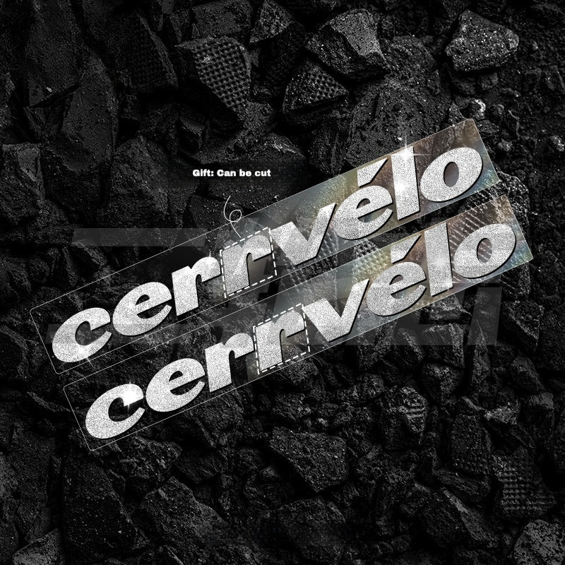 23-25 2026 cervelo S5 Frame Logo Color Decals|Down Tube & Head Tube Sticker Kit|48–56