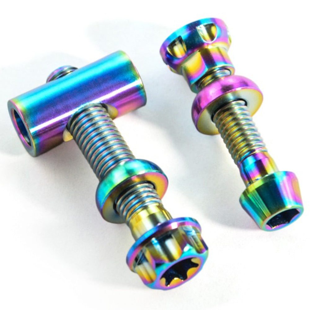 Titanium Seatpost Repair Bolt Kit β Cylindrical, Conical, Flanged & Raised Head | M5 M6 M7 Sizes | Compatible with Specialized Tarmac SL8, Giant TCR, Darimo Seatposts, Pinarello Dogma, and Propel (PP)