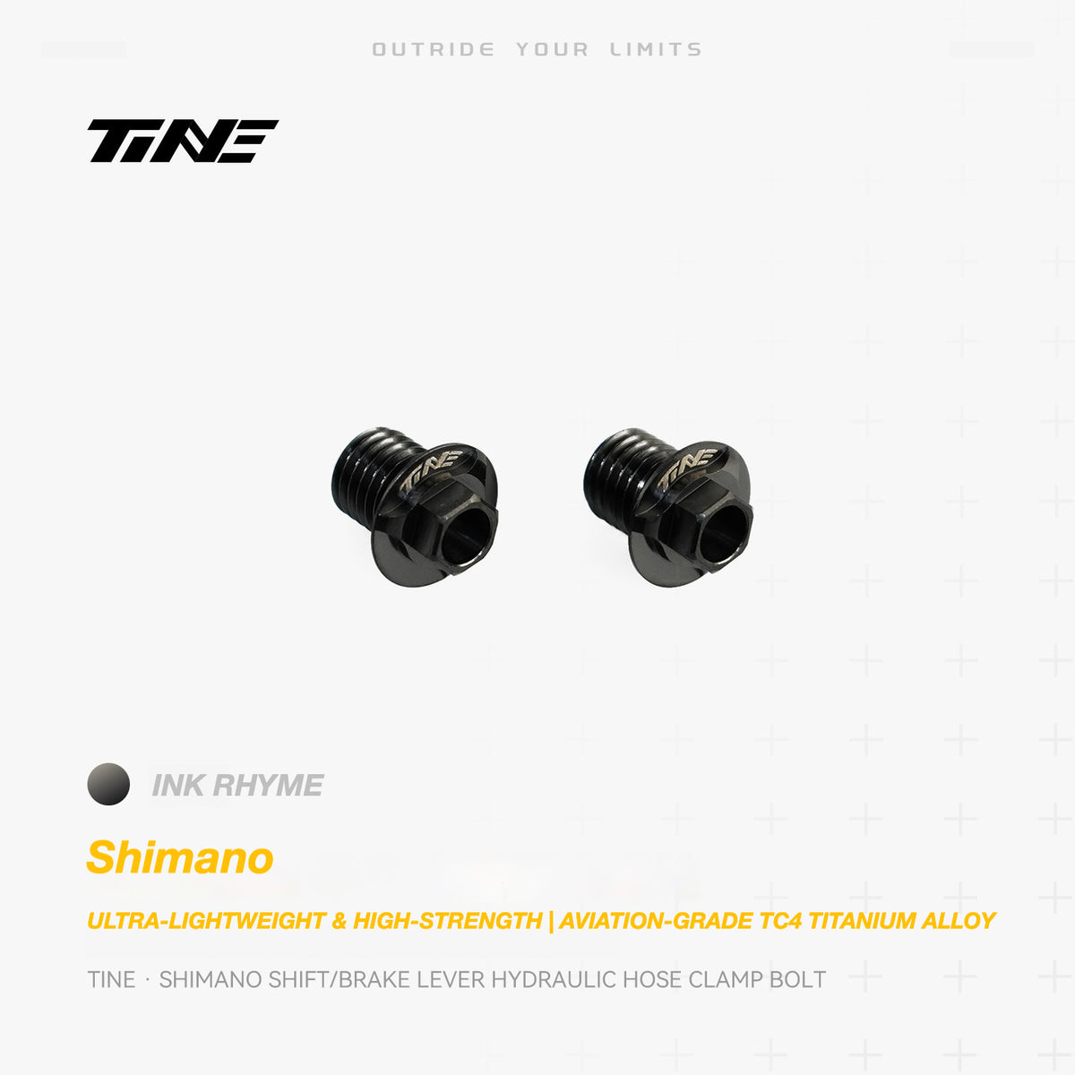 TiNE Titanium Shimano Shifter Hydraulic Hose Clamping Bolt | Ultra-Light Road Bike Upgrade