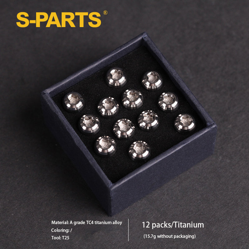 Vite per disco freno a disco in lega di titanio per mountain bike S-PARTS M5x10mm