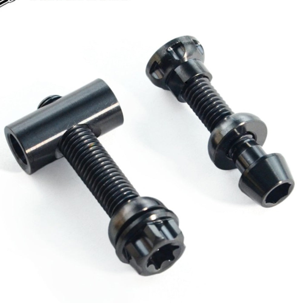 Titanium Seatpost Repair Bolt Kit β Cylindrical, Conical, Flanged & Raised Head | M5 M6 M7 Sizes | Compatible with Specialized Tarmac SL8, Giant TCR, Darimo Seatposts, Pinarello Dogma, and Propel (PP)