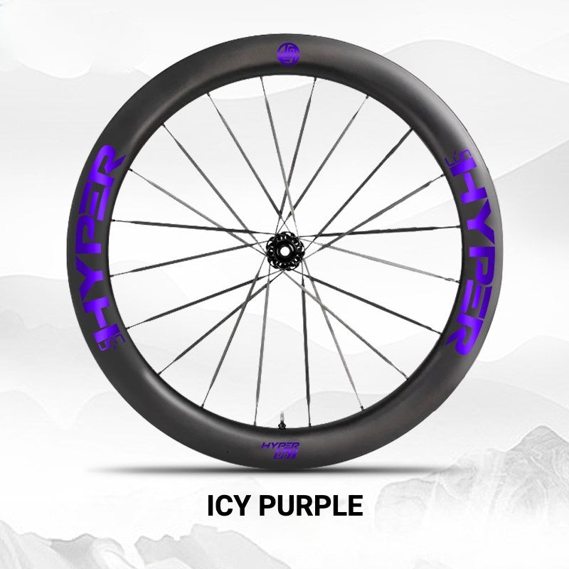 Infinity Logo Decals for Lún HYPER 3 D67 Gen 3 Wheelset | Waterproof Rim Overlay Stickers(Complete Decal Set for Two Wheels + Spare Decals Included)