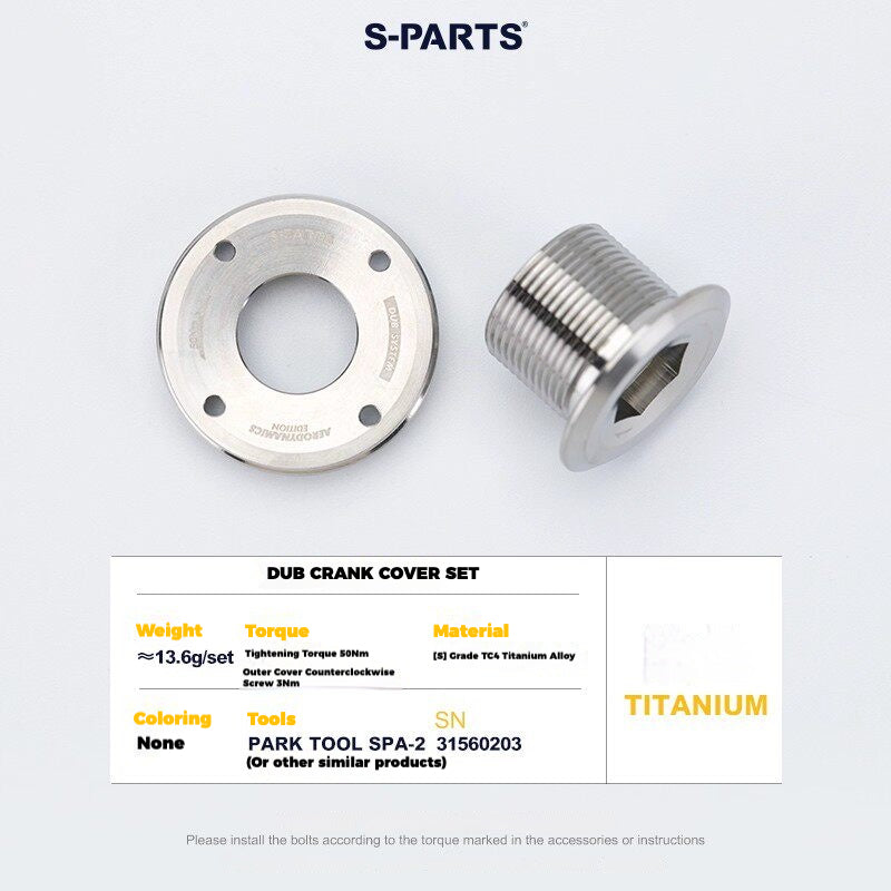 S-PARTS Titanium Drivetrain Hardware – SRAM RED AXS E1 Compatible Upgrade Kit
