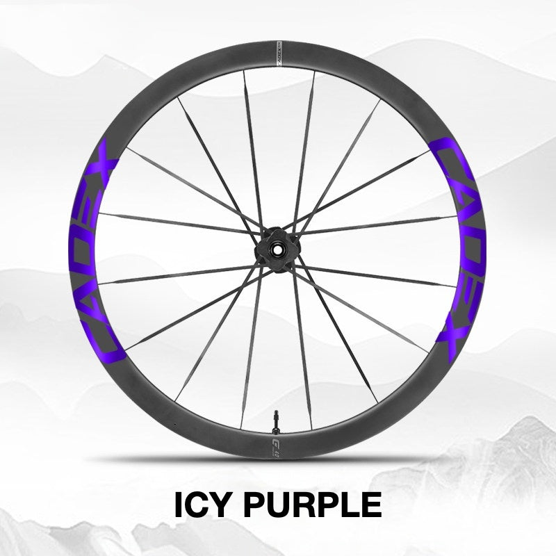 Cadex 36 Disc Wheel Decal Sticker Kit – Premium Logo Cover & Color Change