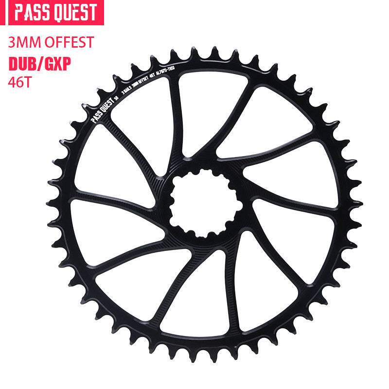 PASS QUEST 3-Bolt Direct Mount Chainring | 3mm Offset 40T–54T Narrow Wide Gravel / Road Bike