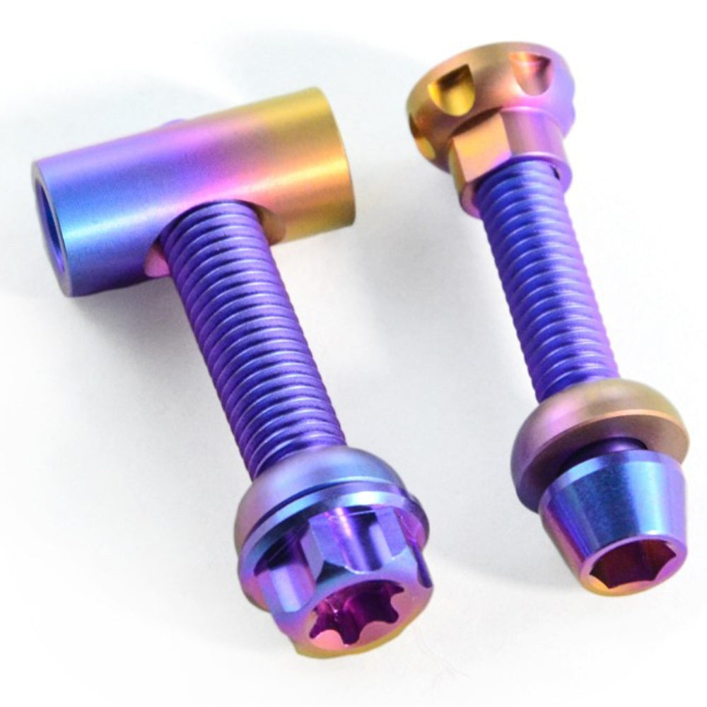 Titanium Seatpost Repair Bolt Kit β Cylindrical, Conical, Flanged & Raised Head | M5 M6 M7 Sizes | Compatible with Specialized Tarmac SL8, Giant TCR, Darimo Seatposts, Pinarello Dogma, and Propel (PP)