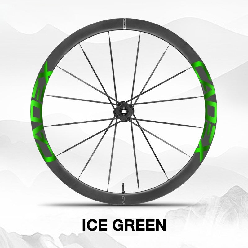 Cadex 36 Disc Wheel Decal Sticker Kit – Premium Logo Cover & Color Change