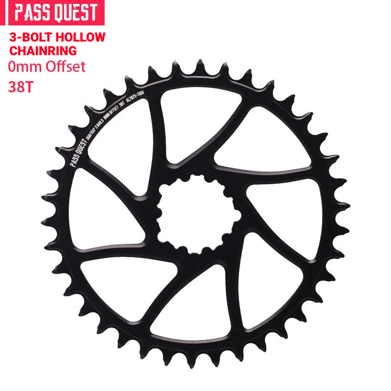 PASS QUEST SRAM 3-Bolt Direct-Mount Narrow-Wide Chainring | GXP DUB XX1 GX NX | 0mm Offset