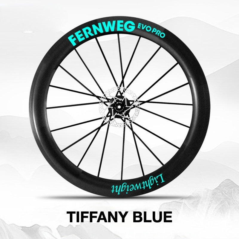 Kit d'autocollants pour roues Lightweight Fernweg EVO Pro 85 – Couvre-logo et changement de couleur