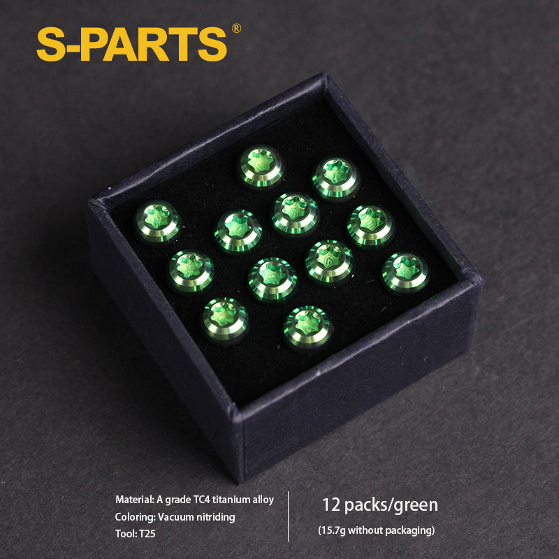 Vite per disco freno a disco in lega di titanio per mountain bike S-PARTS M5x10mm