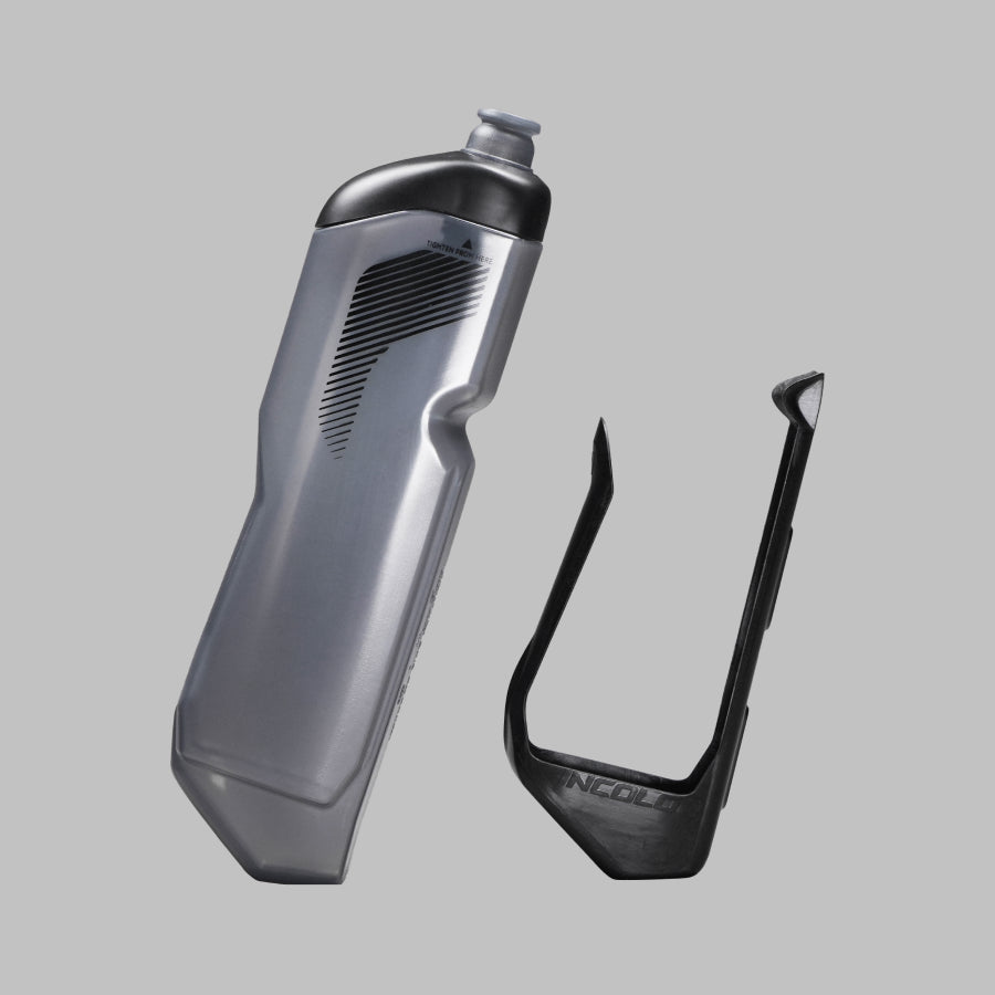 INCOLOR Aero Cycling Bottle & Carbon Cage|Aero Water Bottle|Save Up to 8W|600ml / 620ml|Bottle + Cage Set Options