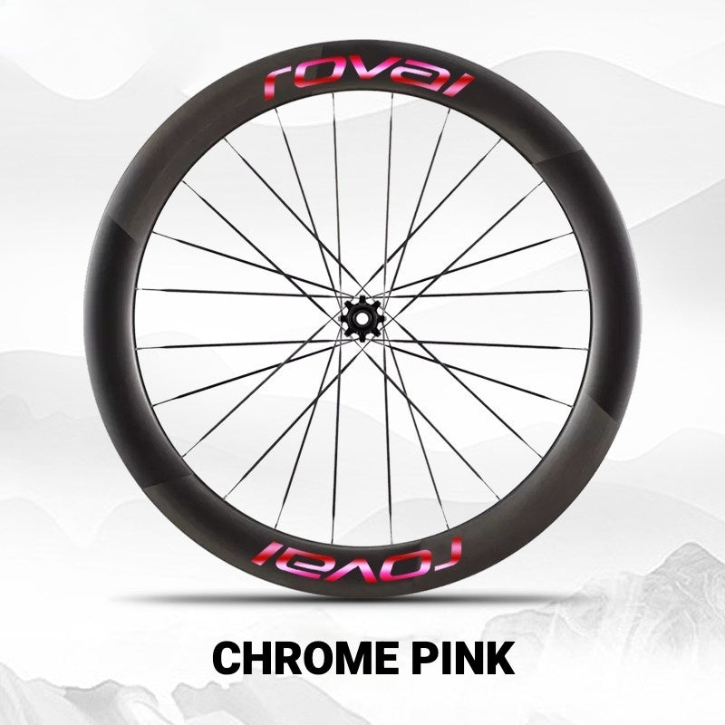 Roval Rapide CL III Wheel Decals | Custom Carbon Wheel Logo Color Change Stickers
