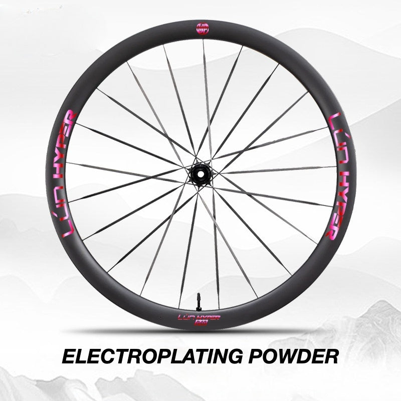 Autocollants Logo Infinity pour Roues Lún HYPER 5 D40 Gen 5 | Autocollants de Jante Imperméables (Jeu Complet pour Deux Roues + Autocollants de Rechange Inclus)