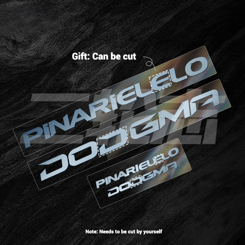 2025 Pinarello DOGMA F Factory Logo Color Change Decal Set|Downtube + Chainstay Stickers (Multiple Colors)