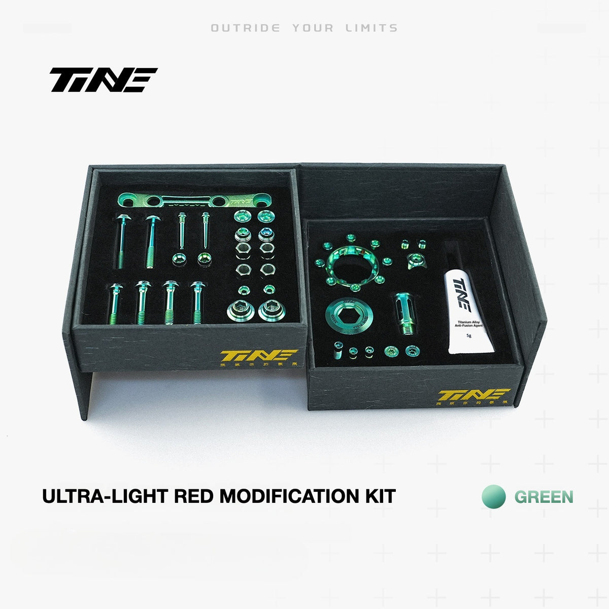 TiNE Titanium Bolt Kit for SRAM RED AXS Groupset | Complete Bike Hardware Upgrade | Save 61.3g