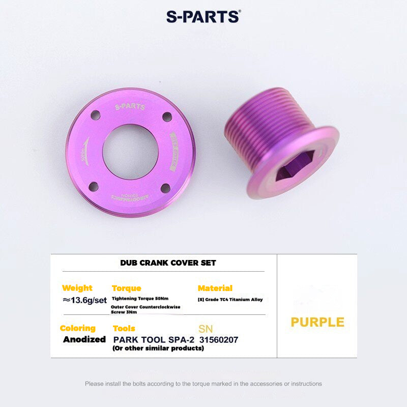 S-PARTS Titanium Drivetrain Hardware – SRAM RED AXS E1 Compatible Upgrade Kit