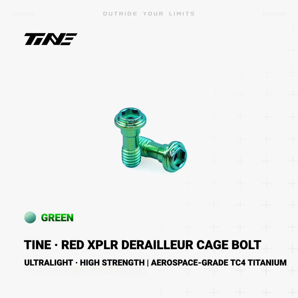 TiNE TC4 Titanium Derailleur Cage Bolt for SRAM RED XPLR | Lightweight CNC Upgrade