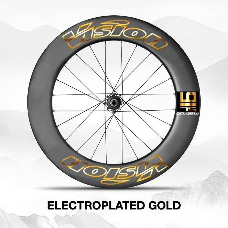 VISION METRON SL91 Single Wheel Decal Kit | Aero Carbon Rim Graphics