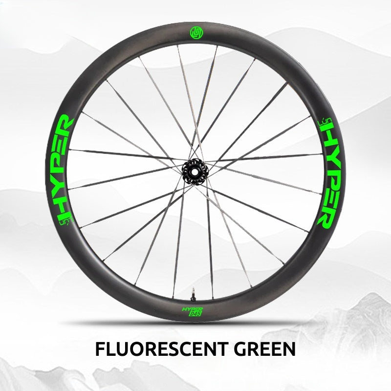 Infinity Logo Decals for Lún HYPER 3 D45 Gen 3 Wheelset | Waterproof Rim Overlay Stickers(Complete Decal Set for Two Wheels + Spare Decals Included)