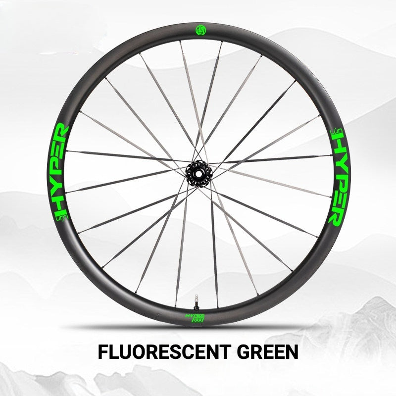 Infinity Logo Decals for Lún HYPER 3 D33 Gen 3 Wheelset | Waterproof Rim Overlay Stickers(Complete Decal Set for Two Wheels + Spare Decals Included)