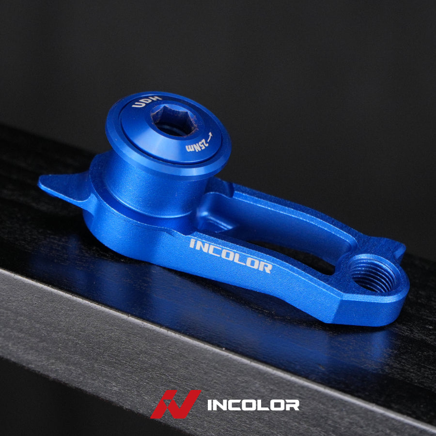Patte de dérailleur légère UDH INCOLOR pour Trek Madone Gen 8, Quicker One et Specialized S-Works Tarmac SL9 | Aluminium 7075-T6