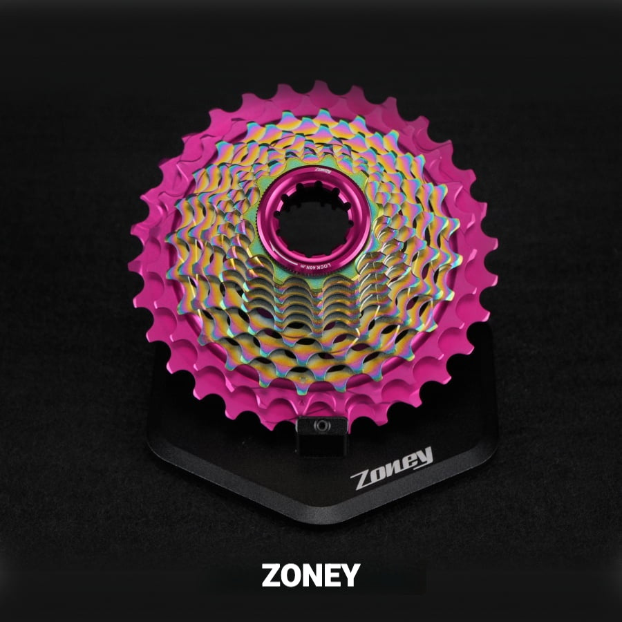 INCOLOR ZONEY 12-Speed Lightweight Road Bike Cassette 11–30T|High Efficiency|Multi-Color Options