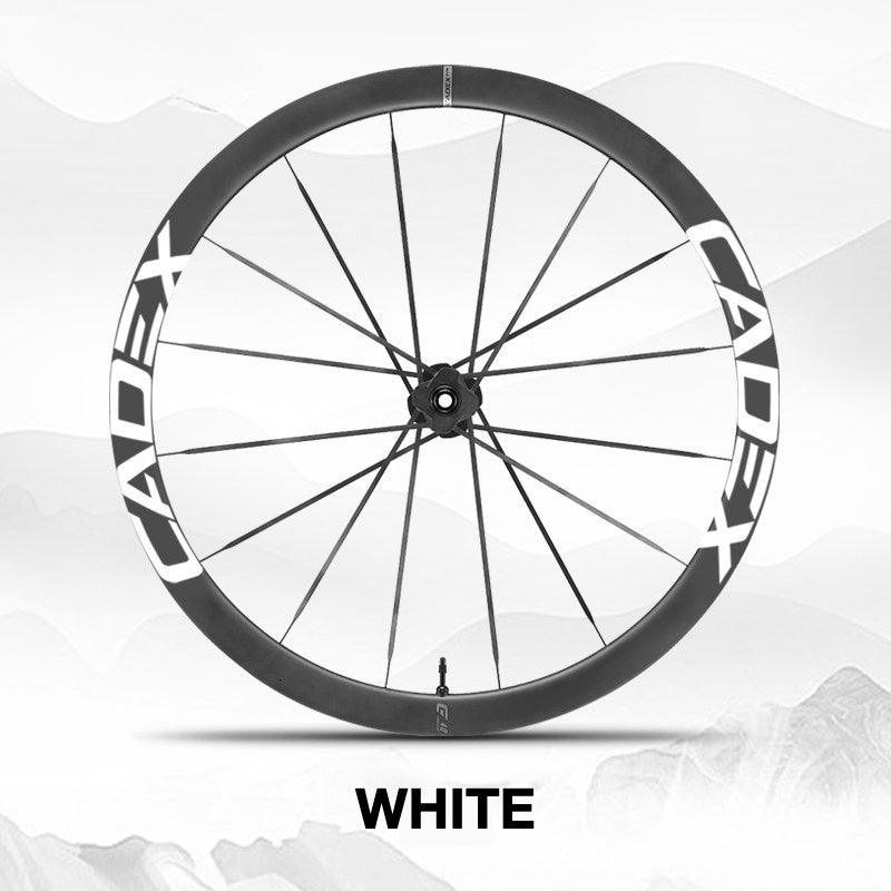 Cadex 36 Disc Wheel Decal Sticker Kit – Premium Logo Cover & Color Change