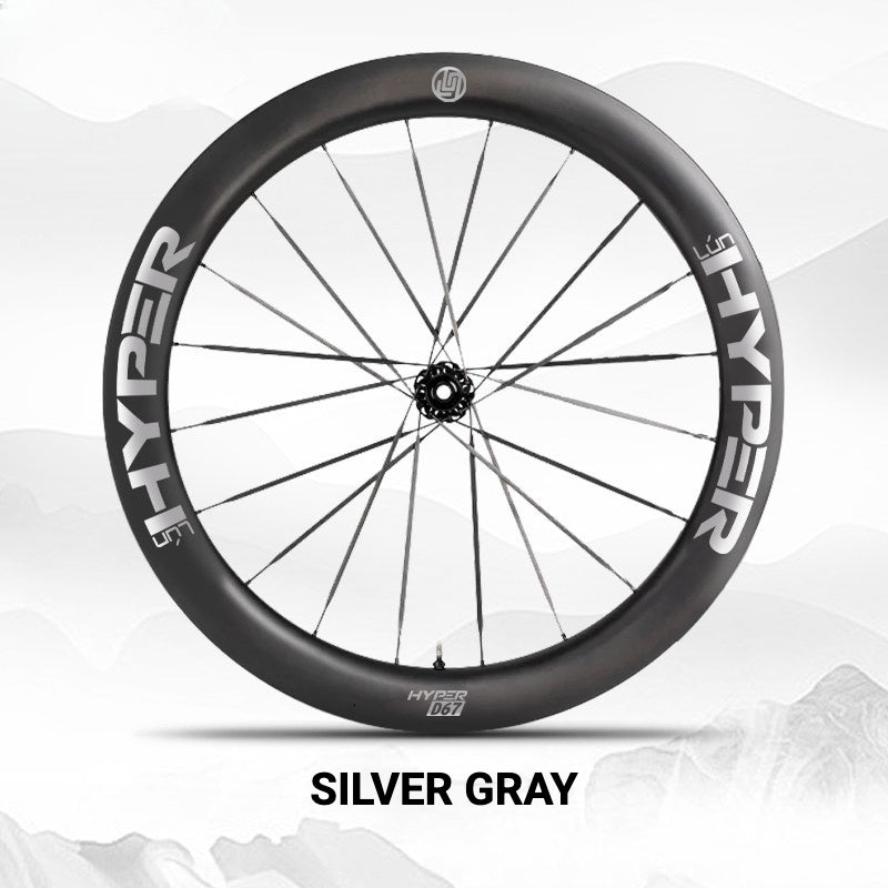 Infinity Logo Decals for Lún HYPER 3 D67 Gen 3 Wheelset | Waterproof Rim Overlay Stickers(Complete Decal Set for Two Wheels + Spare Decals Included)