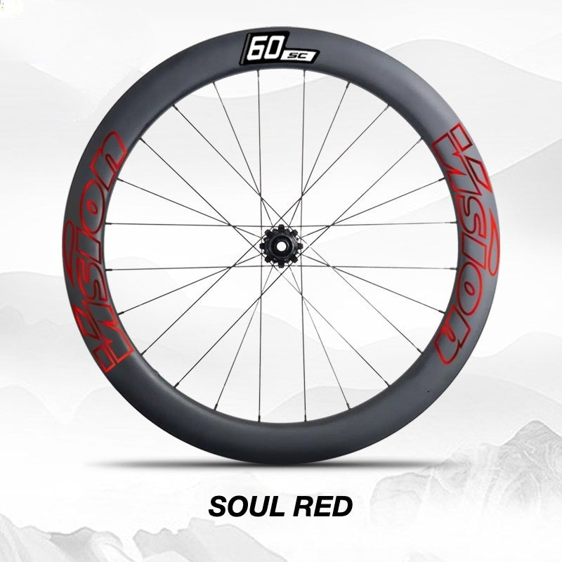 Custom Decal Kit for VISION SC60 Wheels | Road Bike Carbon Rim Wrap Stickers(Complete Wheelset Decal Kit + Spare Set)