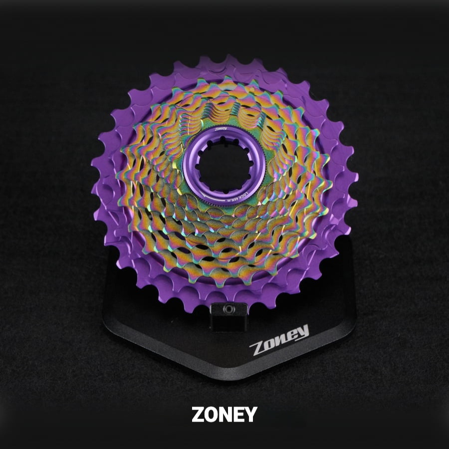 INCOLOR ZONEY 12-Speed Lightweight Road Bike Cassette 11–30T|High Efficiency|Multi-Color Options