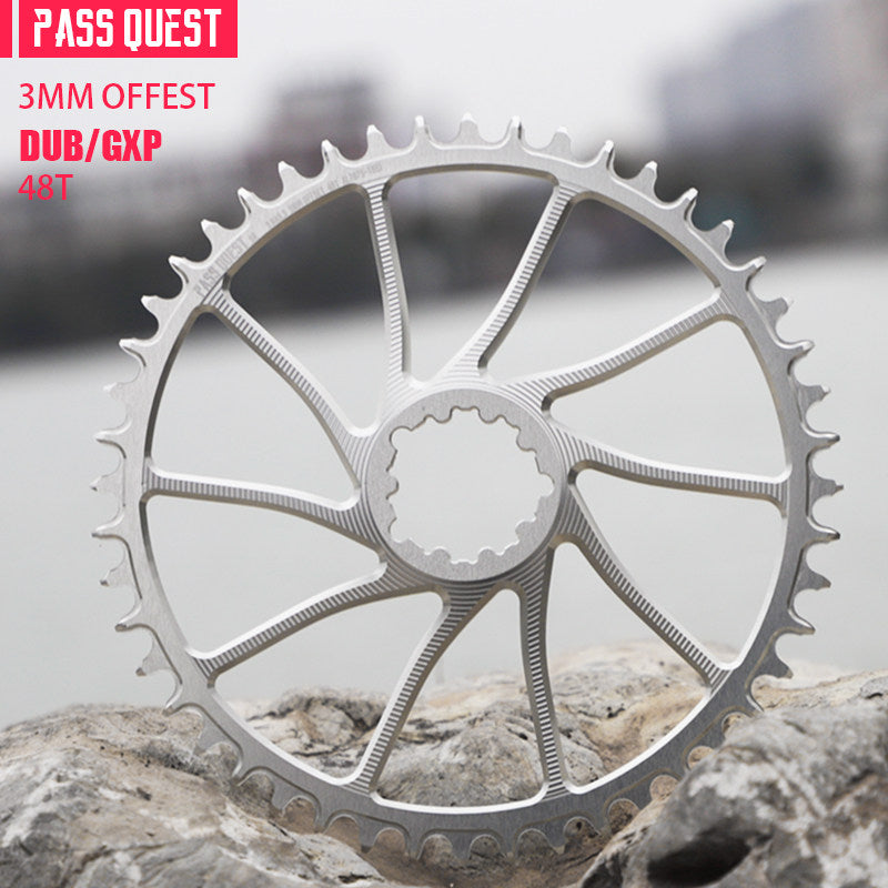 PASS QUEST 3-Bolt Direct Mount Chainring | 3mm Offset 40T–54T Narrow Wide Gravel / Road Bike
