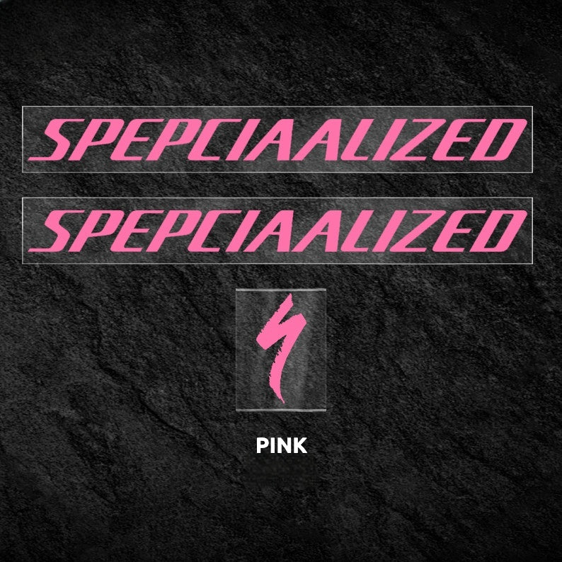 Specialized Aethos Frame Logo Cover Decal Sticker | Waterproof Custom Lightweight Road Bike Frame Decal
