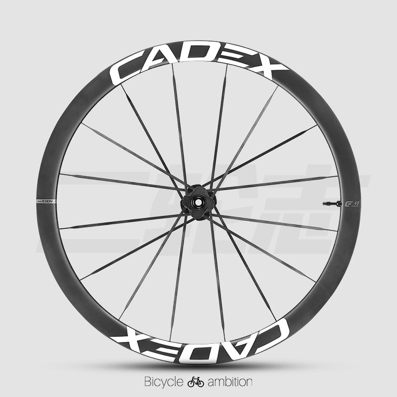 CADEX 50 Adesivos para Aro de Roda Ultra | Conjunto de Rodas de Carbono para Estrada, Vinil de Troca de Cor, À Prova d'Água, Resistente a UV, Opções Multicor