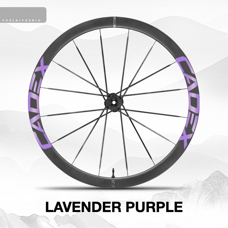 Cadex 36 Disc Wheel Decal Sticker Kit – Premium Logo Cover & Color Change