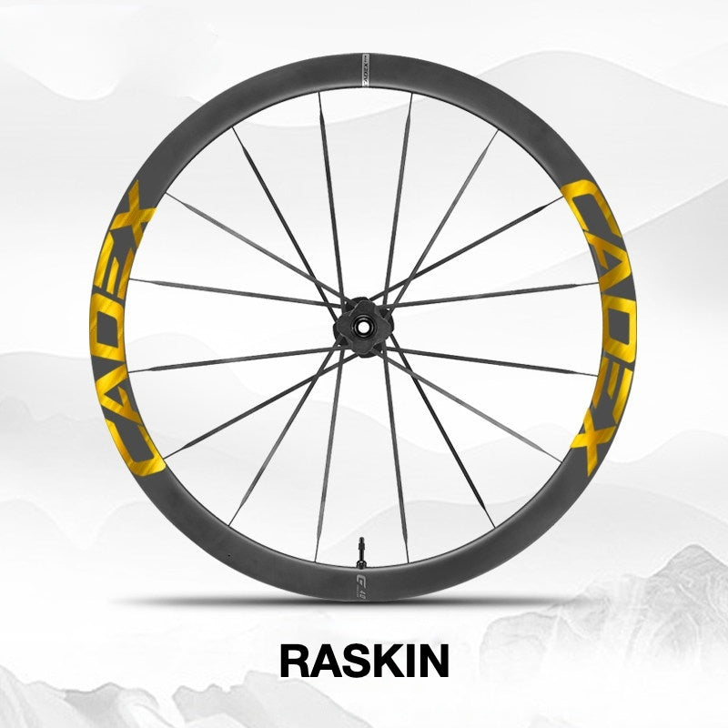 Cadex 36 Disc Wheel Decal Sticker Kit – Premium Logo Cover & Color Change