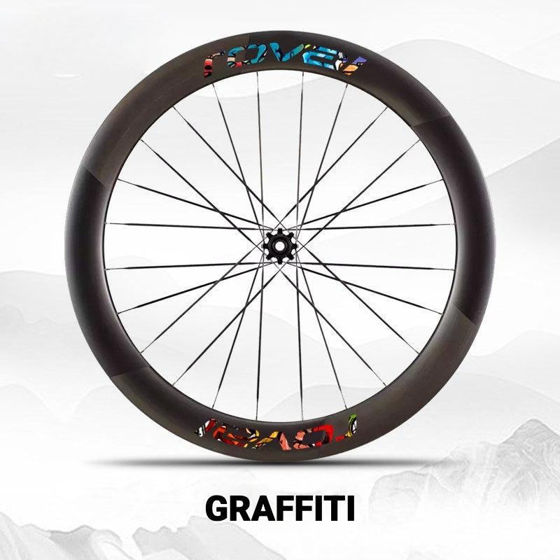 Roval Rapide CL III Wheel Decals | Custom Carbon Wheel Logo Color Change Stickers
