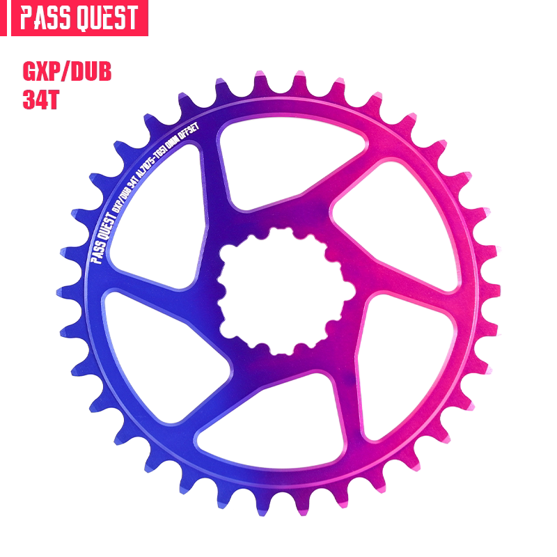 PASS QUEST Dirt Jump Single-Speed Chainring | 104BCD / SRAM 3-Bolt Direct Mount