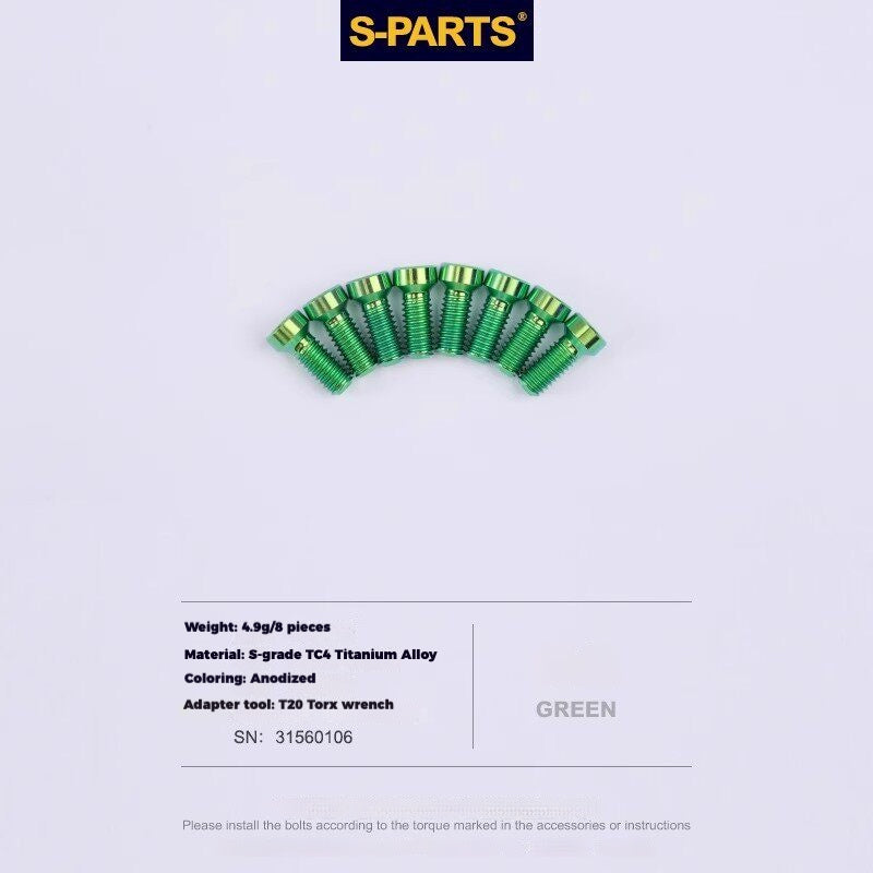 S-PARTS Titanium Drivetrain Hardware – SRAM RED AXS E1 Compatible Upgrade Kit