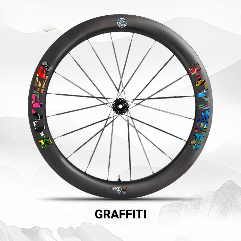 Infinity Logo Decals for Lún HYPER 3 D67 Gen 3 Wheelset | Waterproof Rim Overlay Stickers(Complete Decal Set for Two Wheels + Spare Decals Included)