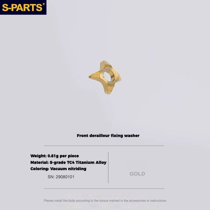 S-PARTS Titanium Drivetrain Hardware – SRAM RED AXS E1 Compatible Upgrade Kit