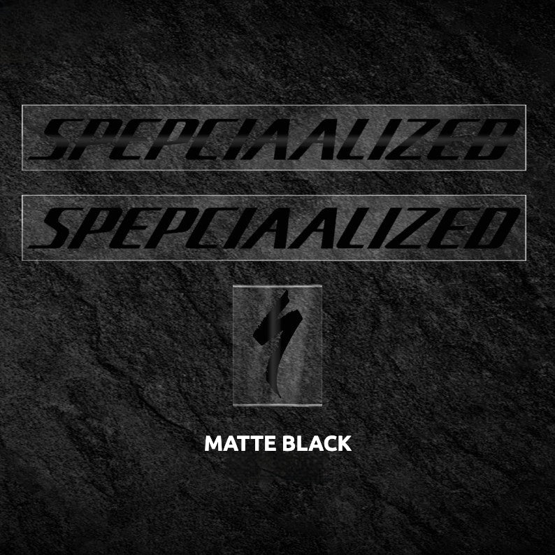 Specialized Aethos Frame Logo Cover Decal Sticker | Waterproof Custom Lightweight Road Bike Frame Decal