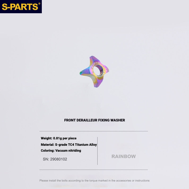 S-PARTS Titanium Drivetrain Bolt Kit for MAGENE QED Electronic Groupset