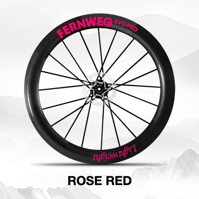 Kit d'autocollants pour roues Lightweight Fernweg EVO Pro 85 – Couvre-logo et changement de couleur
