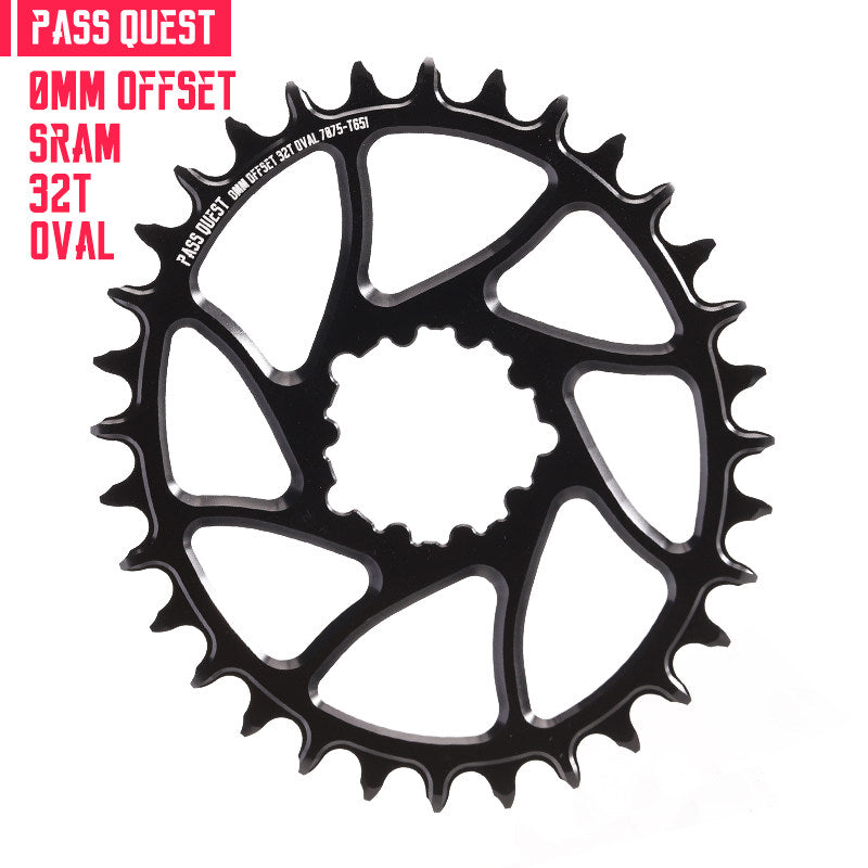 PASS QUEST SRAM 3-Bolt Direct-Mount Narrow-Wide Chainring | GXP DUB XX1 GX NX | 0mm Offset